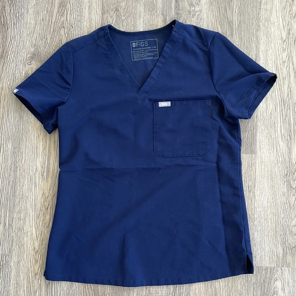Figs Scrub Set - XS, Navy - Picture 2 of 5
